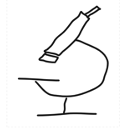 Drawn microscope